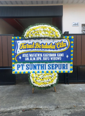 Papan Bunga Duka di Der Koumur